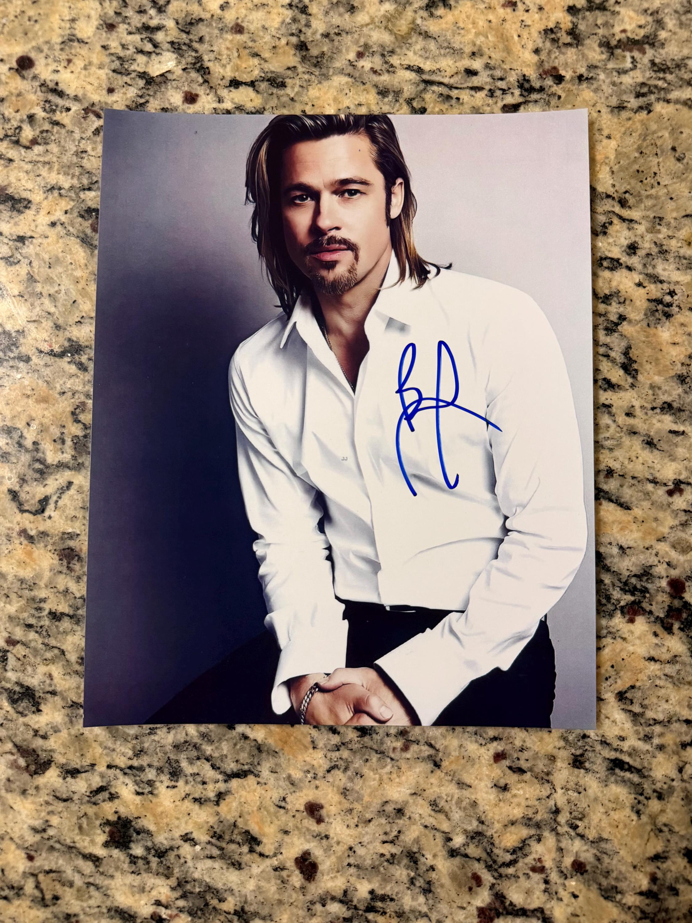 ✳️ブラッドピット直筆サイン Brad Pitt❤️送料無料　一点もの Brad pitt autograph - Etsy 日本