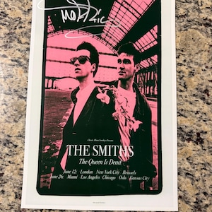 Signed Morrissey - Etsy