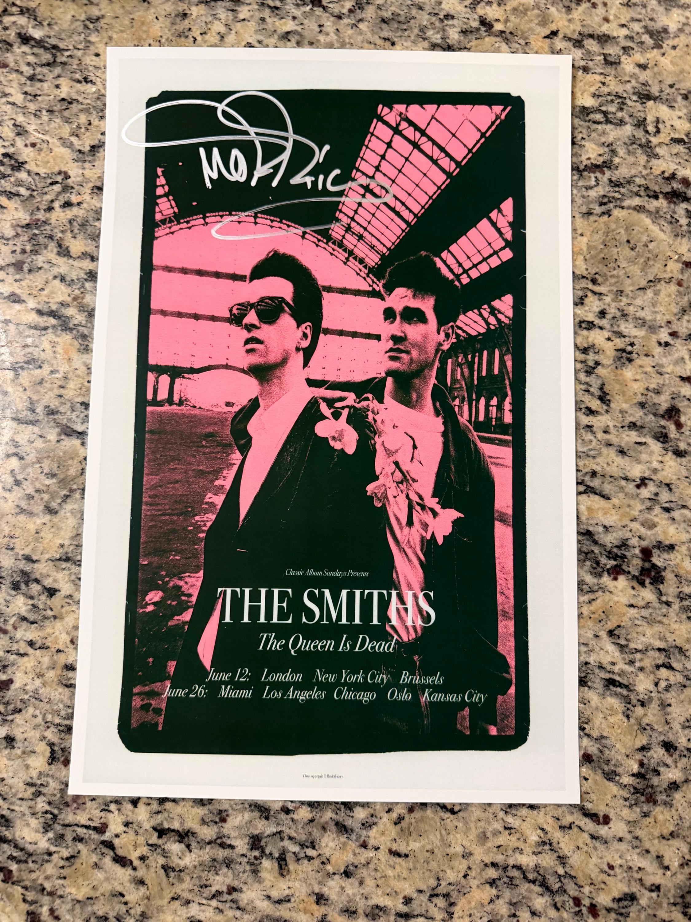 Signed Morrissey - Etsy