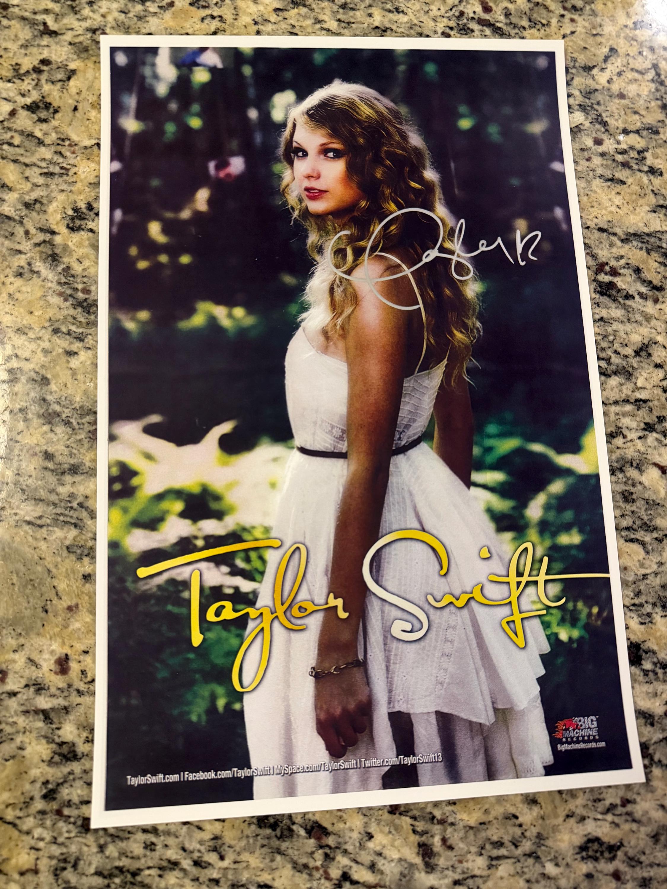 Taylor Swift 直筆サイン入り限定/300 ピアノプリント 10種類!Taylor Swift/テイラー・スウィフト/サインプリント&証明書付き