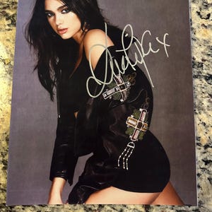 Hand Signed & Authenticated DUA LIPA 8x10 Tour Poster w/ COA - Free Shipping