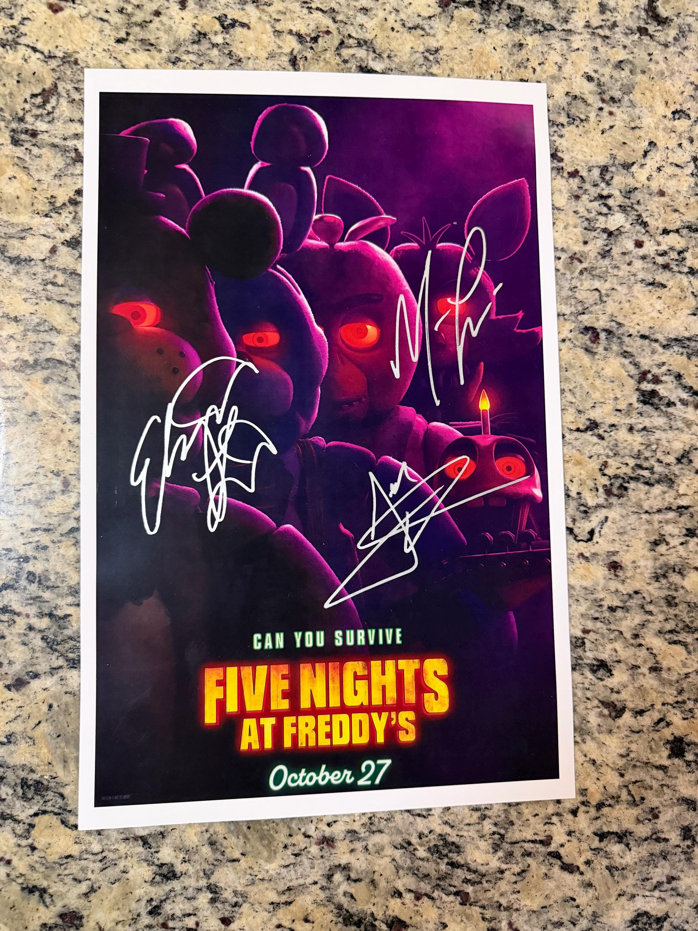 Five Nights at Freddys Signed - Etsy