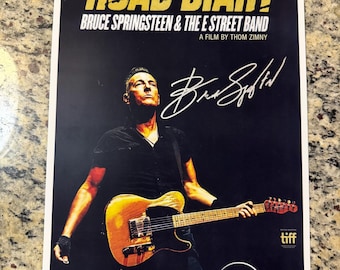 Hand Signed Bruce Springsteen Tour Poster 11x17 with COA