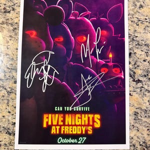 Five Nights at Freddys Signed - Etsy