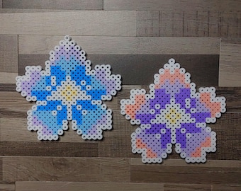 Cherry Blossom Perler Beads Keychains and Magnets - Etsy