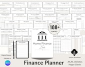 Editable Finance Planner Bundle, Simple Budget Plan, Yearly Bill Tracker, Biweekly Financial Planner, Weekly Money Saving, Income & Expense