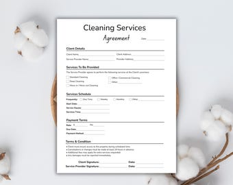 Wzór umowy o świadczenie usług sprzątania, umowa o sprzątanie, umowa o świadczenie usług sprzątania, harmonogram usług, formularz biznesowy o świadczenie usług sprzątania, warunki umowy
