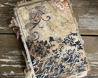 Junk journal, Handmade journal, Artist book, Art journal