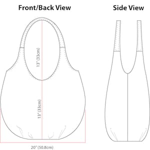Hobo Bag, PDF Sewing Pattern, Instant Download Pattern, Style111 - Etsy UK