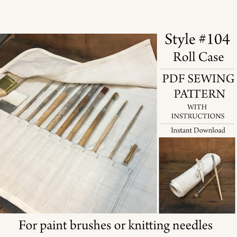 Paintbrush Roll Pattern Patterned Paint Roll - Etsy