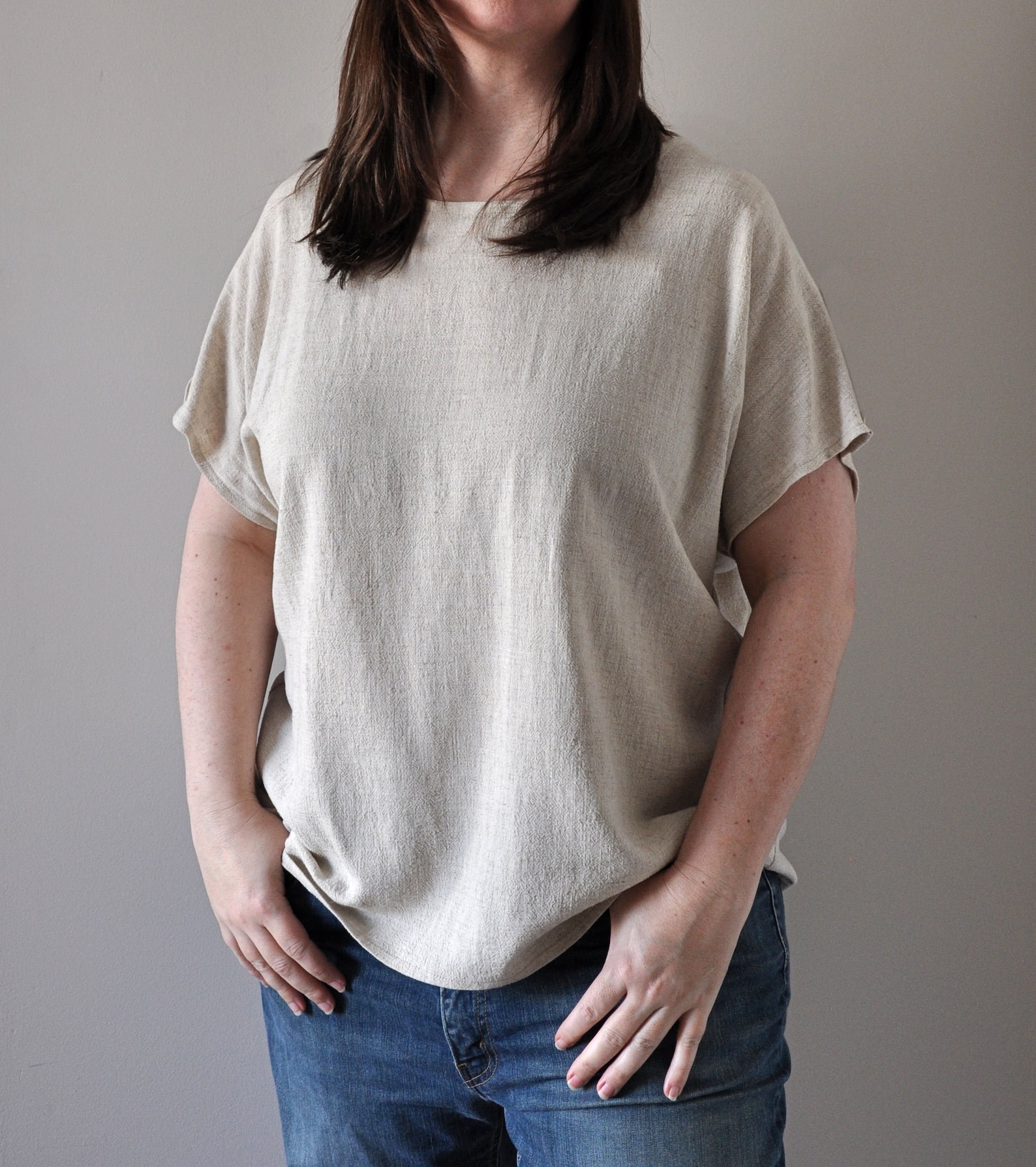 PDF Sewing Pattern Linen Top Sewing Pattern Digital Etsy Canada