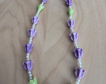 Face mask lei necklace/holder