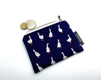Second sale - Duck print cotton coin purse