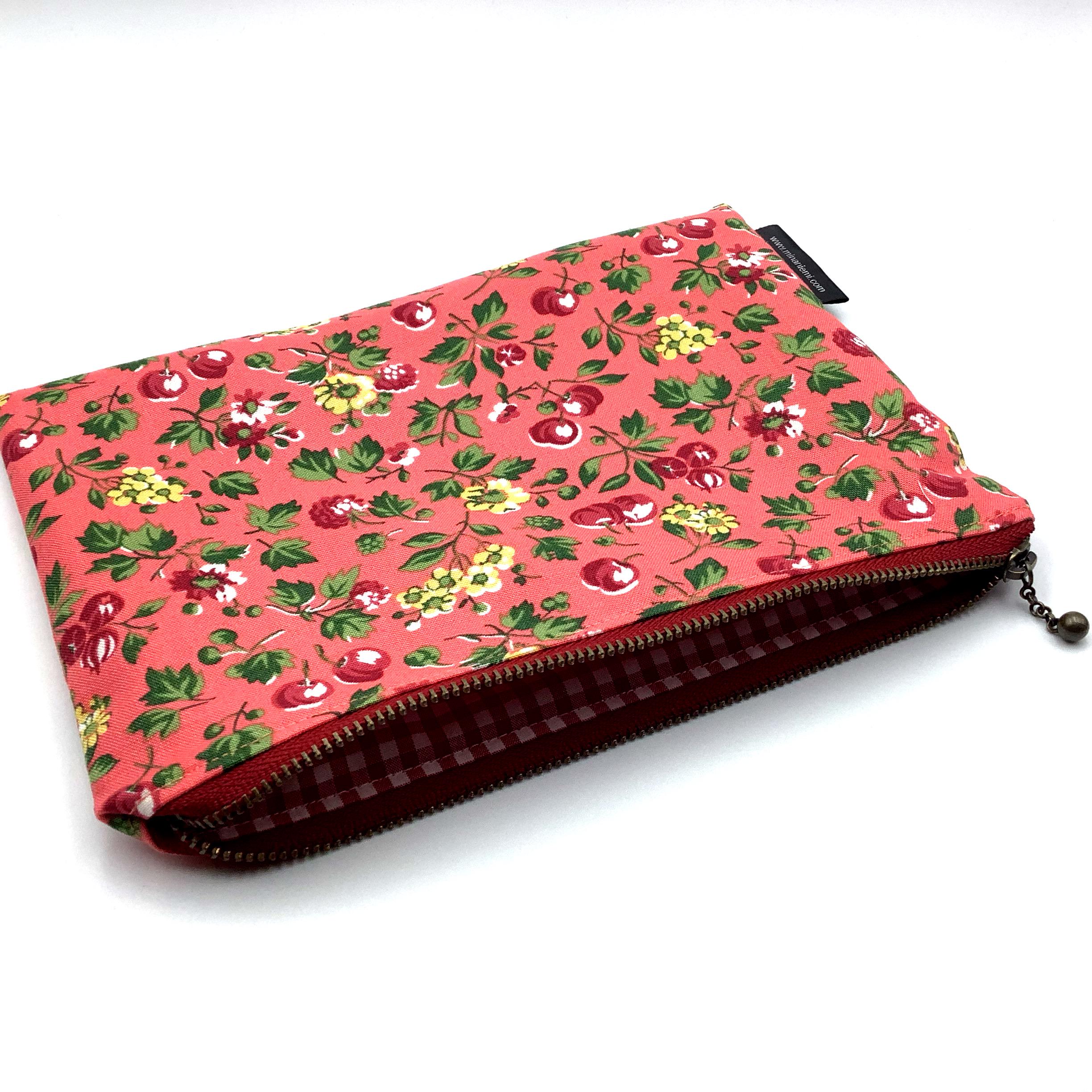 Cherry Print Liberty Cotton Zipper Pouch - Etsy