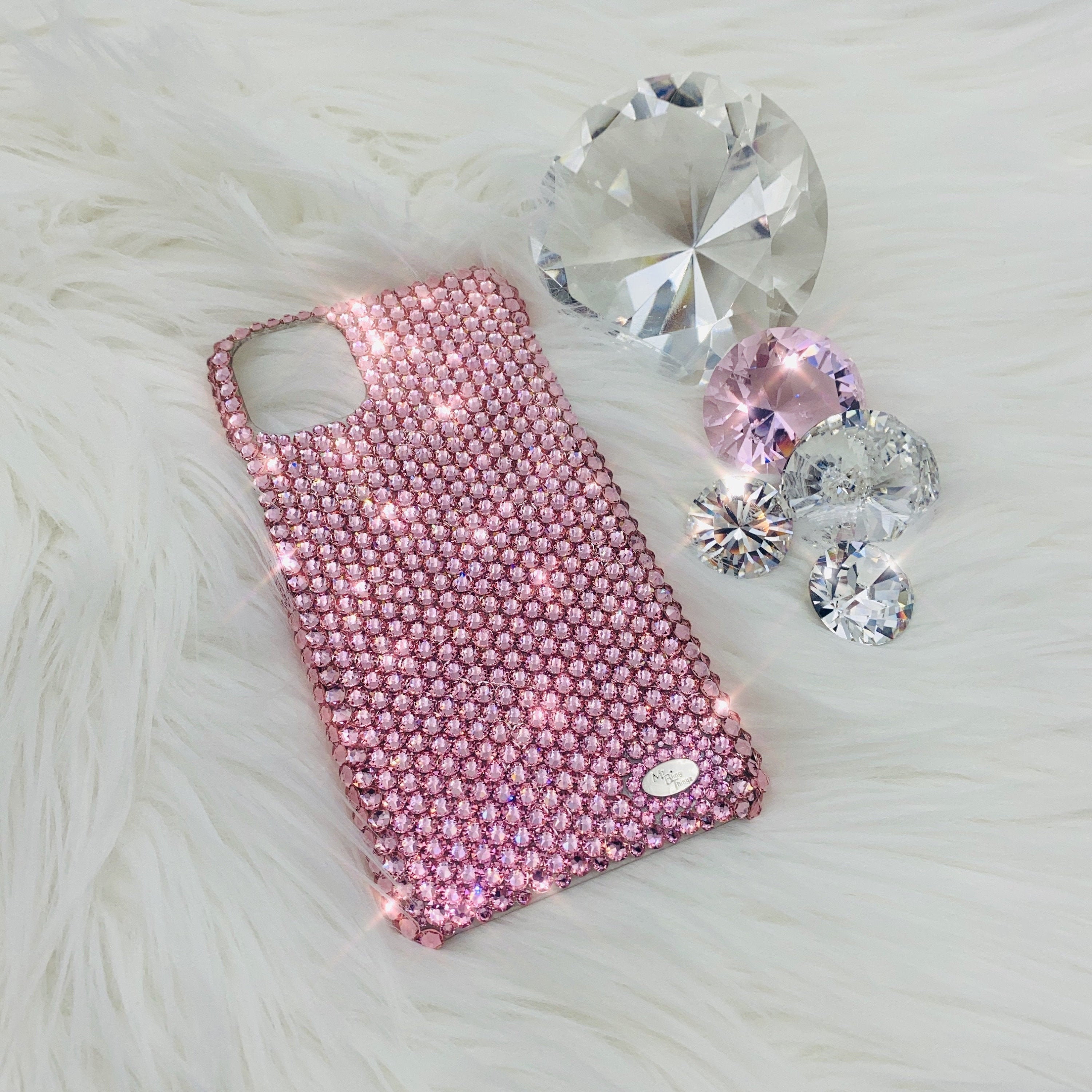 Baby Pink Light Rose SWAROVSKI Crystal Diamond Rhinestone