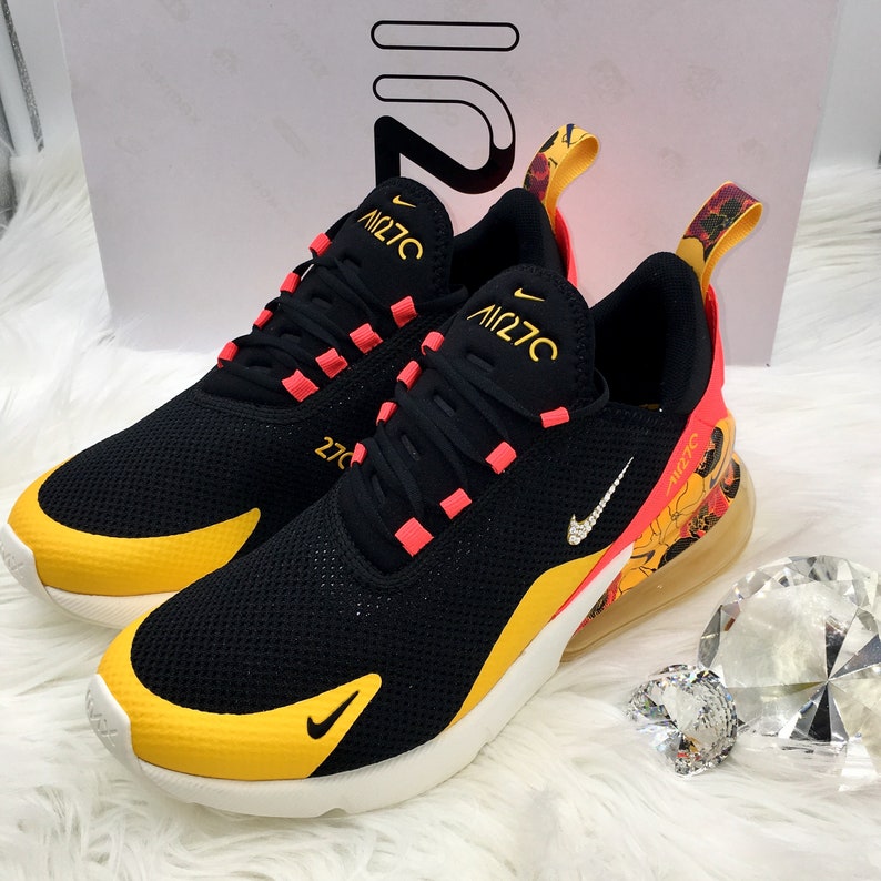 Swarovski Nike Air Max 270 SE Floral Shoes Blinged out with | Etsy