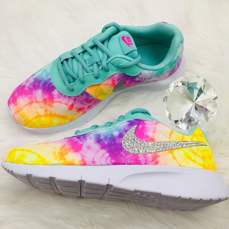 tie dye nike shoes women's