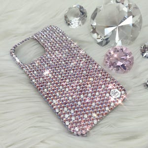 Lyxigt kristall AB med spridda klara strass BLING bakskal handgjort med Swarovski-kristaller 20ss för iPhone 17 Air Pro Max Plus 16 15 14