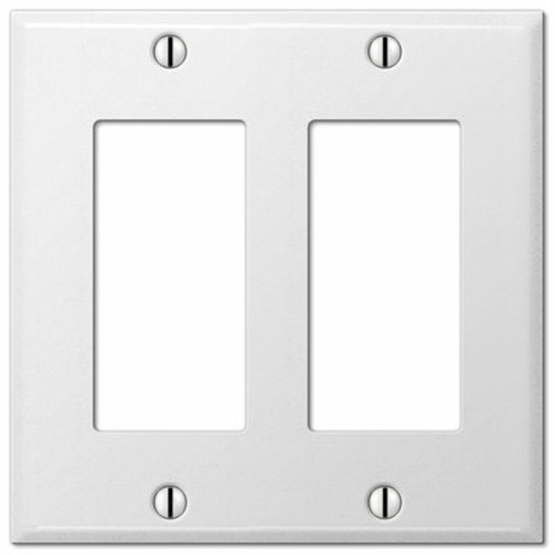 CHOOSE Your COLOR Luxury Double Light Switch Cover Plate Hand Etsy