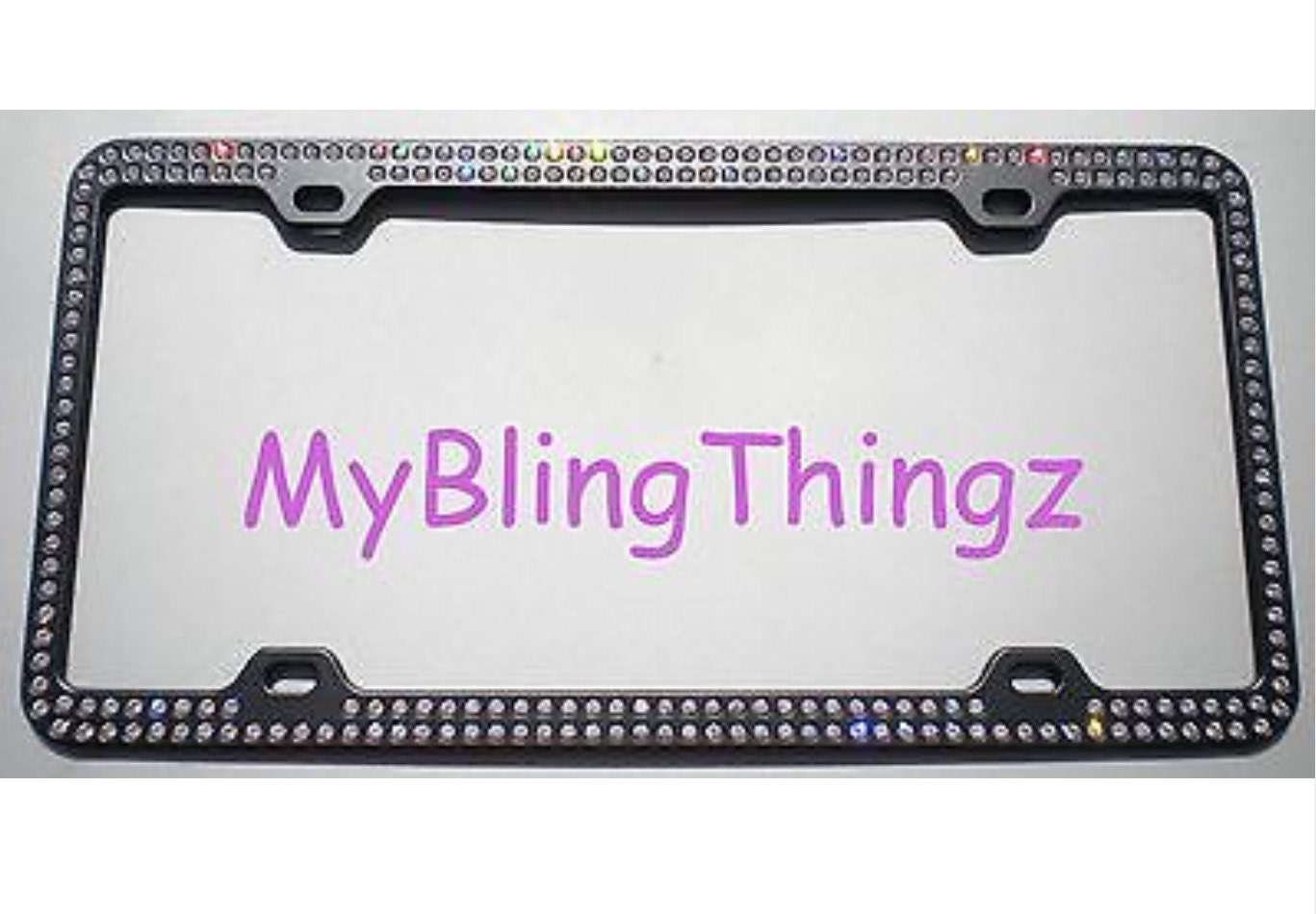 2 列のクリア BLING インセット / 埋め込みラインストーン 
