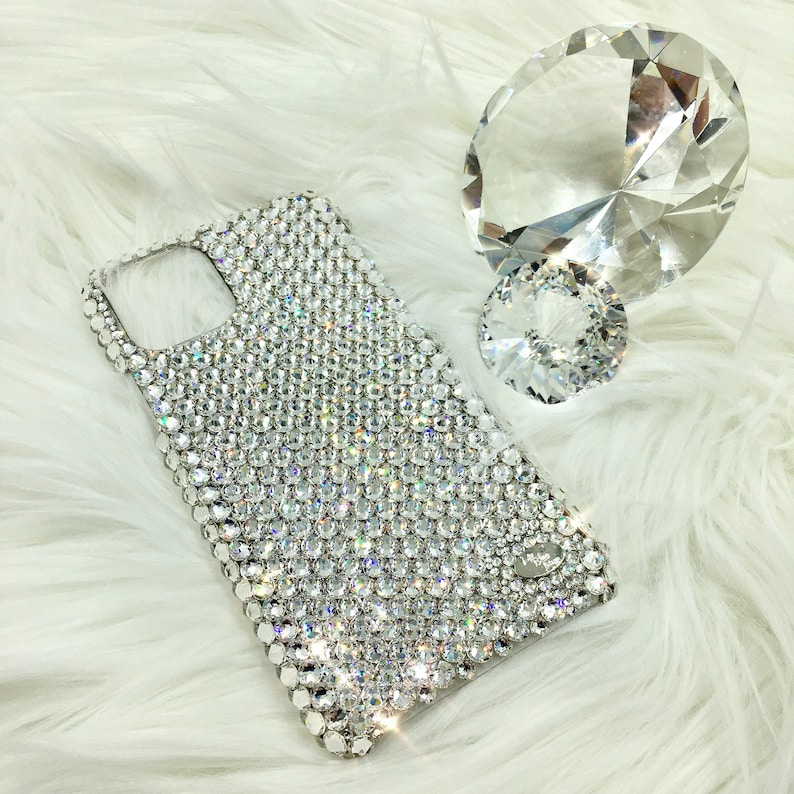 BLING Case for iPhone 16 15 14 Pro Max Plus Mini Luxury Clear Swarovski