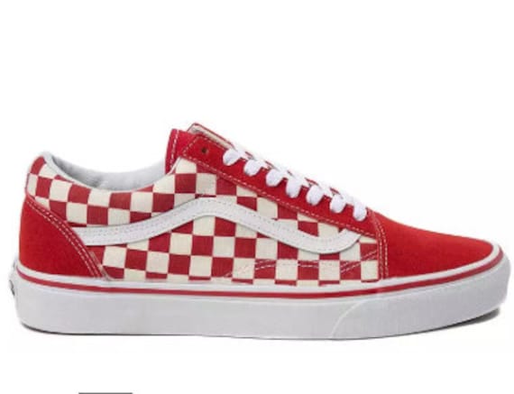 ochre and white vans