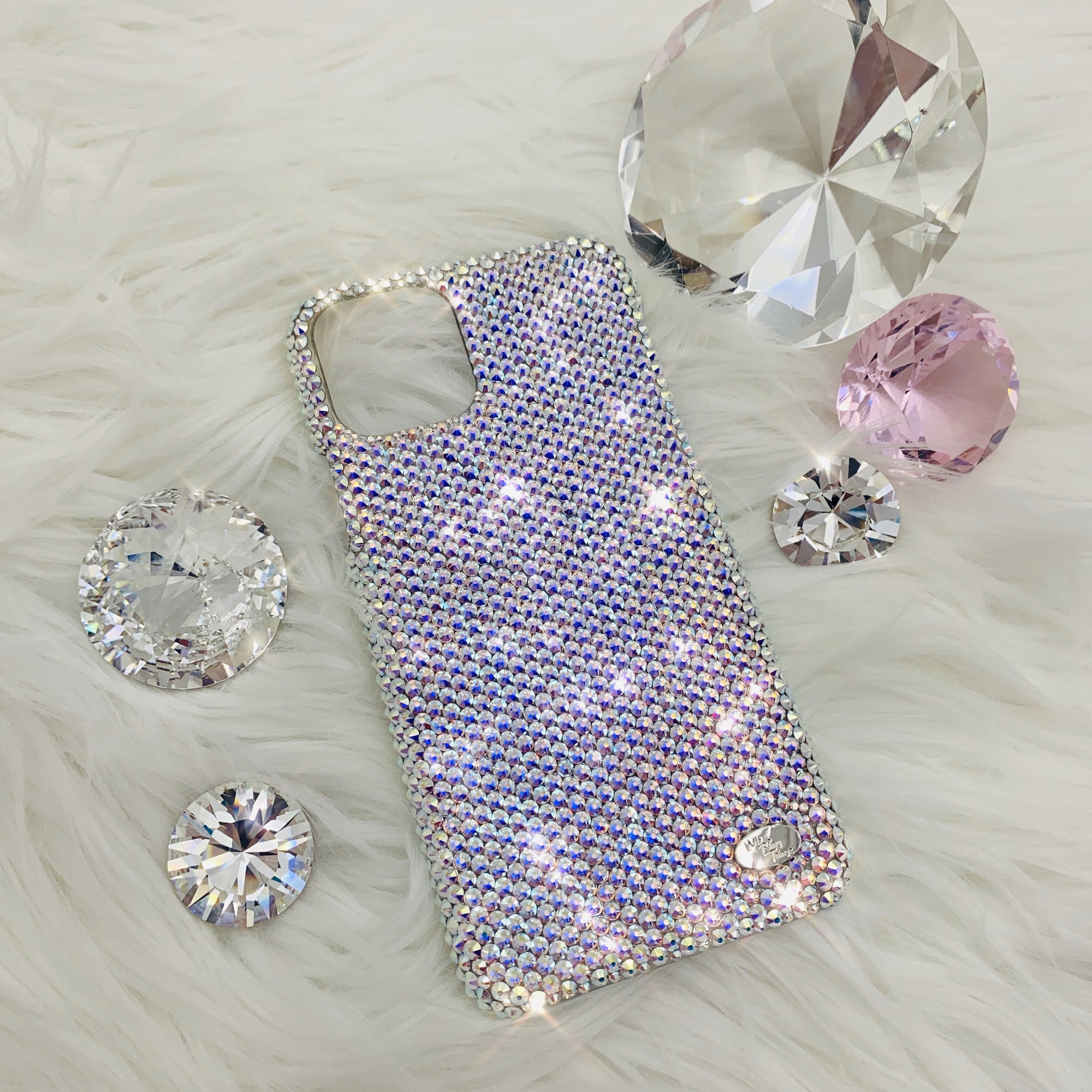 iPhone 15 Pro Max Swarovski High Crystal Case Original Swarovski Glitter  Cover for iPhone 15 Pro