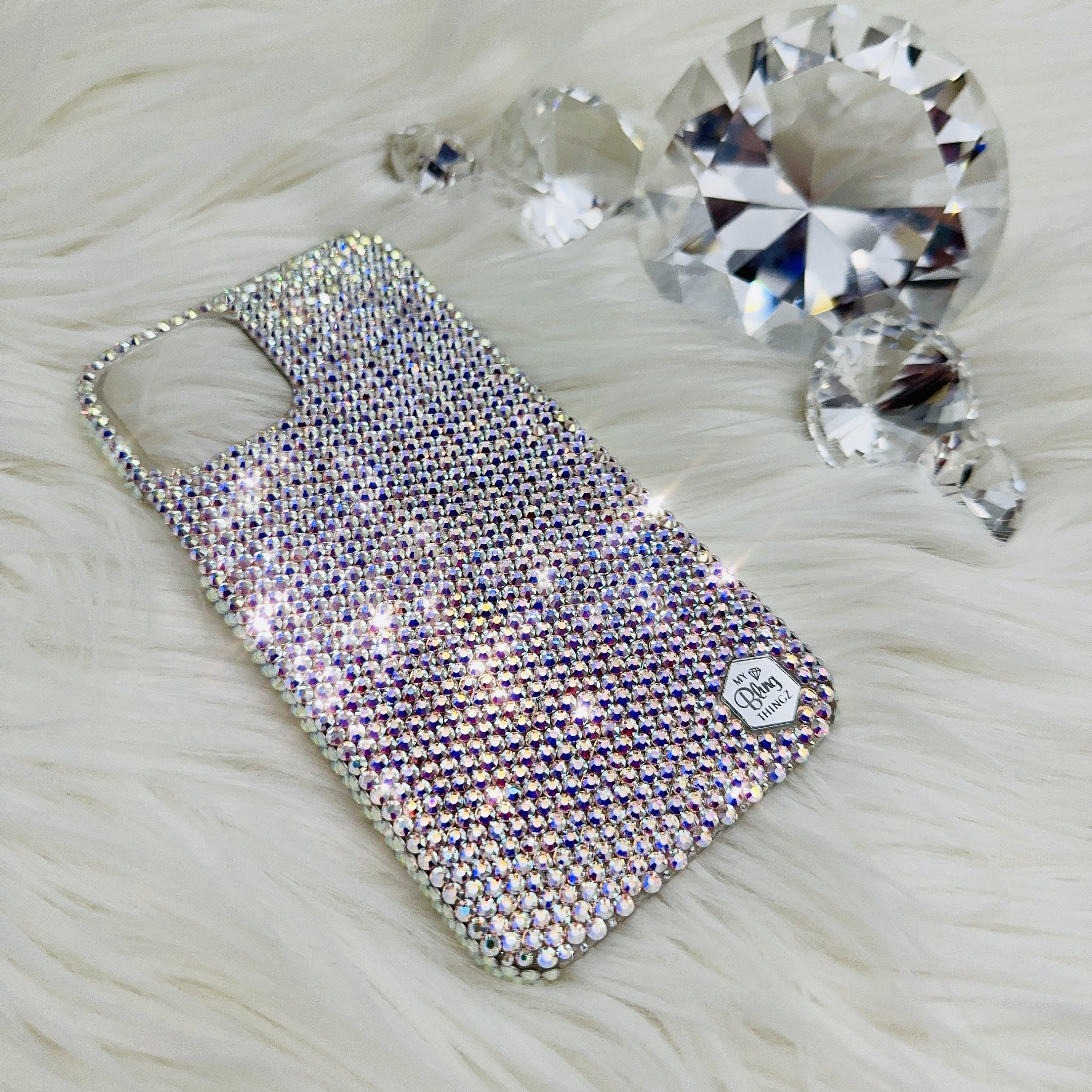 Swarovski iPhone wallet, iPhone 12 - Etsy 日本
