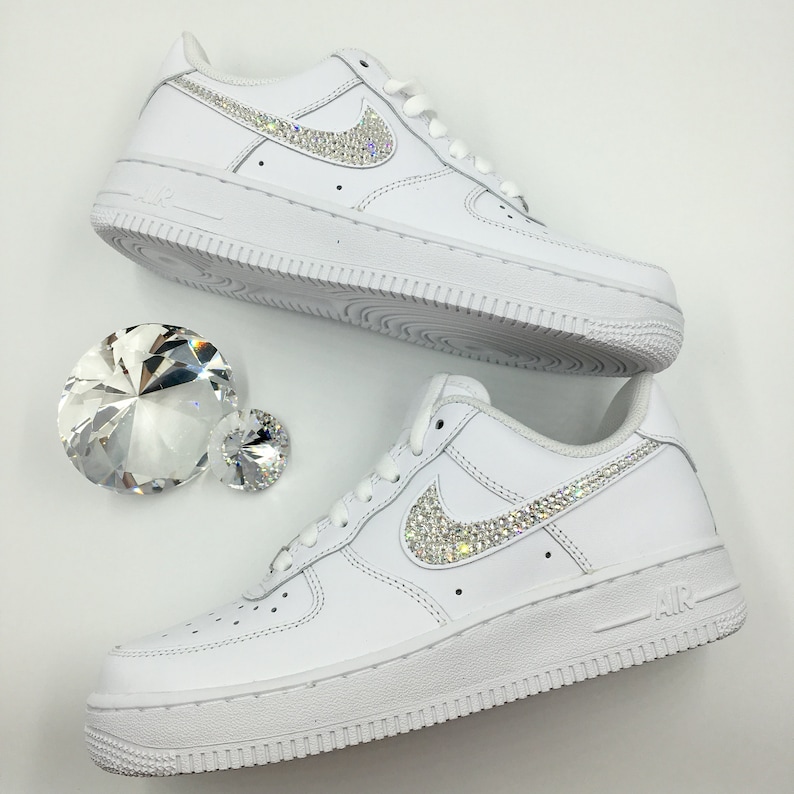 air force 1s with diamonds