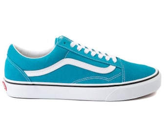 turquoise vans