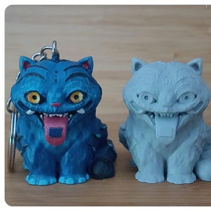 Derpy (KPOP Demon Hunters) Keychain - Hand-Painted or DIY Paint it yourself!