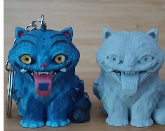 Kpop Tiger Keychain - Hand-Painted or DIY Paint it yourself!