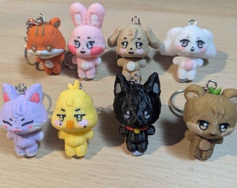 ATNY Keyrings OT8 – KPOP Collectible 3D Keychains
