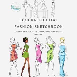 Fashion Sketchbook Pro Edition 47 page Sketch Plan Create