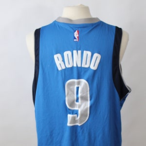 JordansSecretStuff Rajon Rondo Oak Hill High School Basketball Jersey Custom Throwback Retro Jersey S