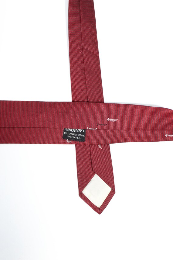 Rare 1950's Arrow Modern Feather Design Tie. Vint… - image 5