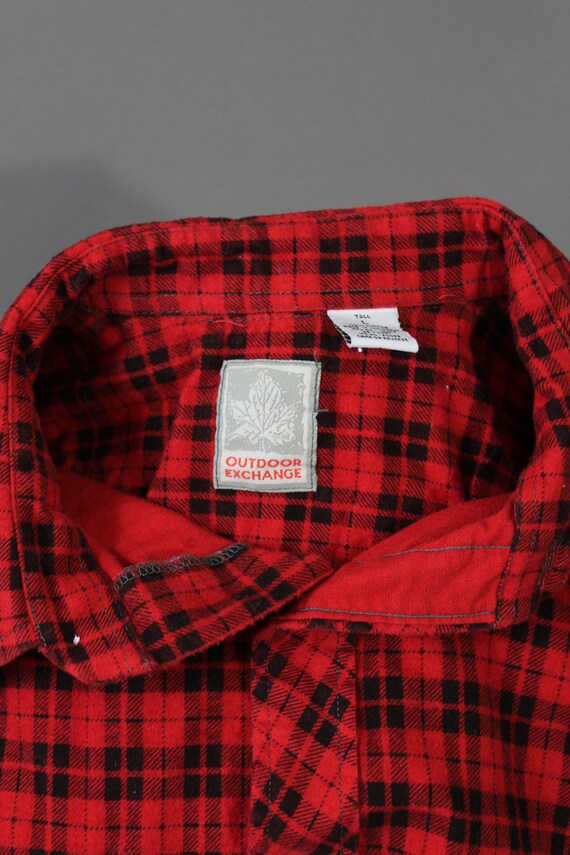 Buffalo Plaid Flannel Western Shirt. Snap Button.… - image 5