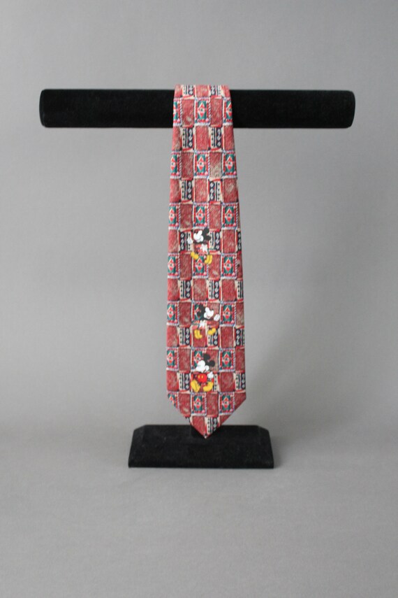 Mickey Mouse Tie. Disney Tie. Vintage Mickey Tie. Fun… Gem
