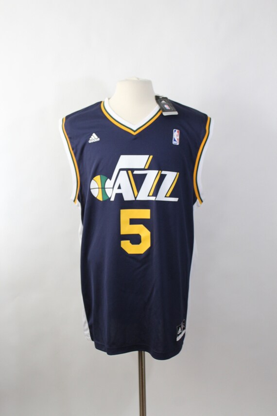 Devin Harris #5 Utah Jazz Authentic NBA Adidas Swi