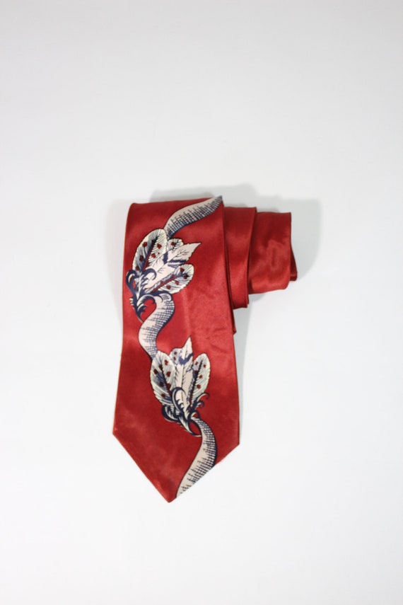 Rare 1940s Holly Vogue Art Deco Wide Swing Tie. R… - image 1