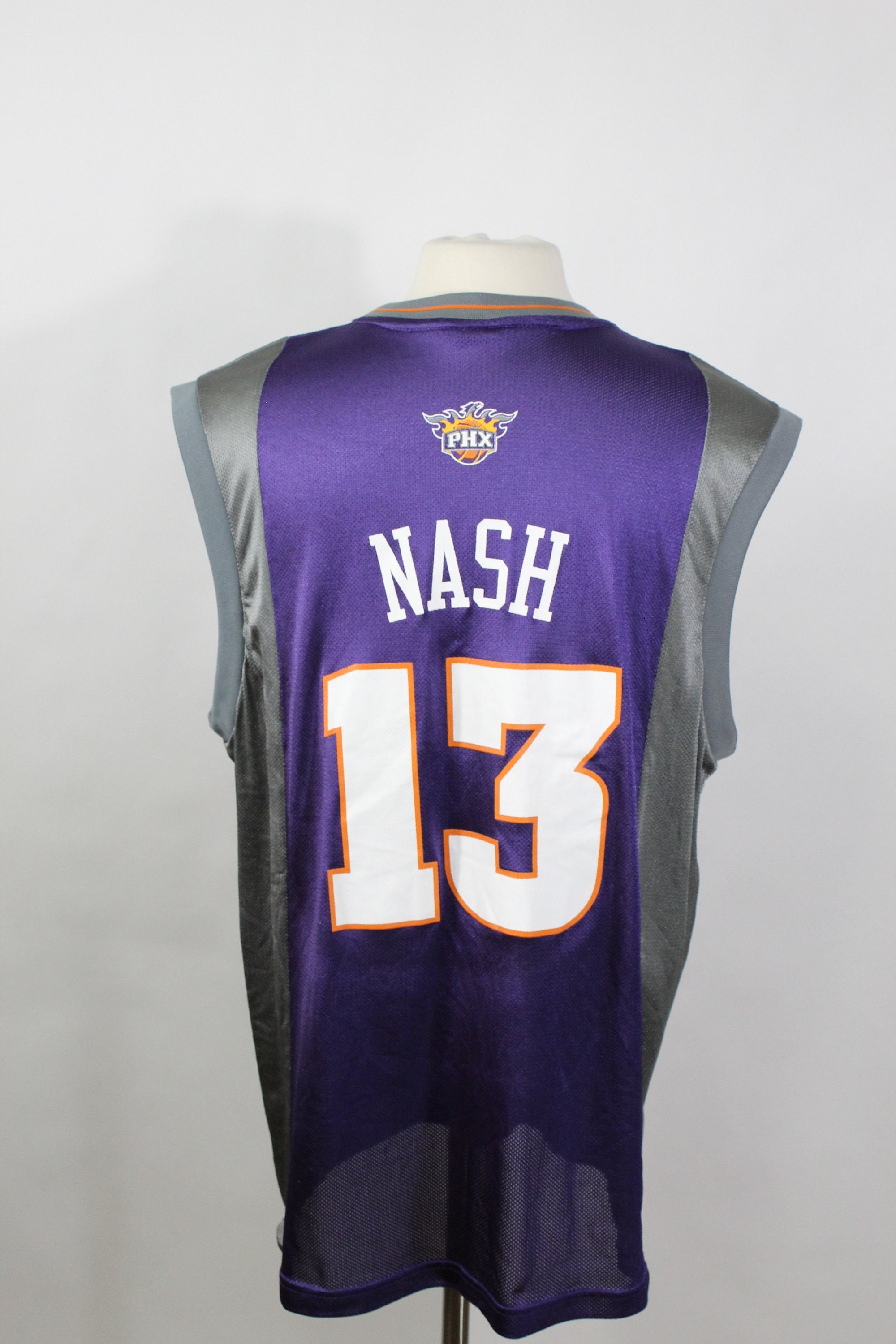 Steve Nash #13 Phoenix Suns Throwback Jersey Stitched Black Sz Medium