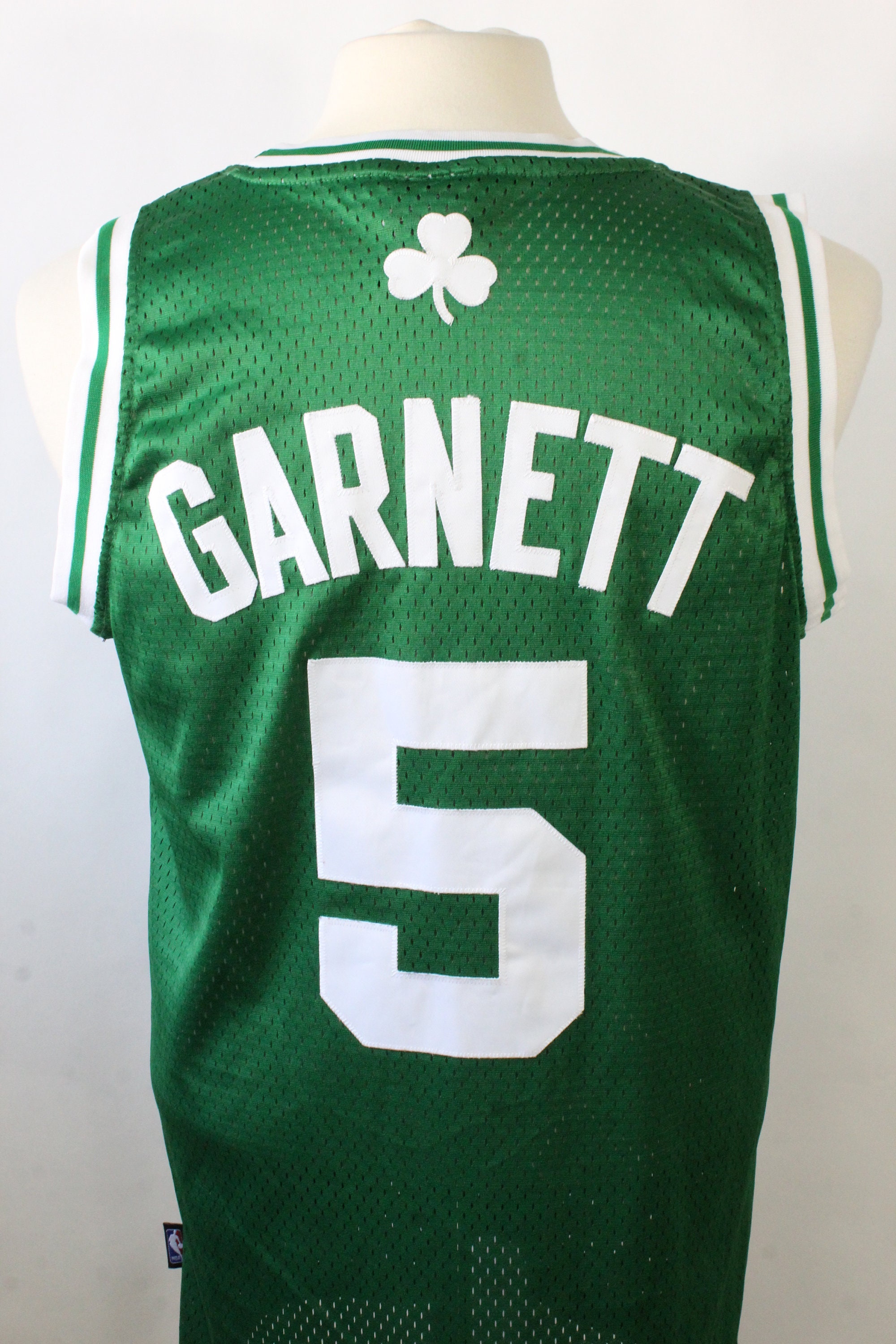 NBA BOSTON CELTICS BASKETBALL SHIRT JERSEY ADIDAS #5 KEVIN GARNETT