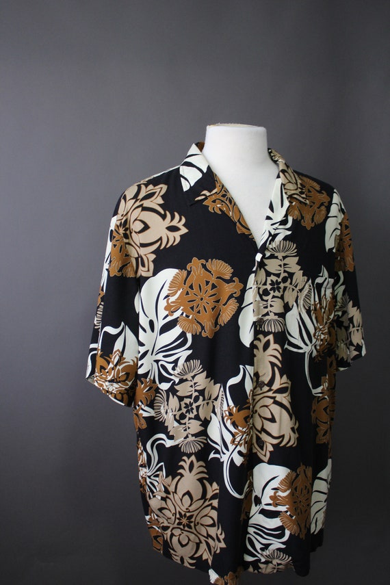 Mens Hawaiian Shirt. Tropical Shirt. Vintage. Mul… - image 3