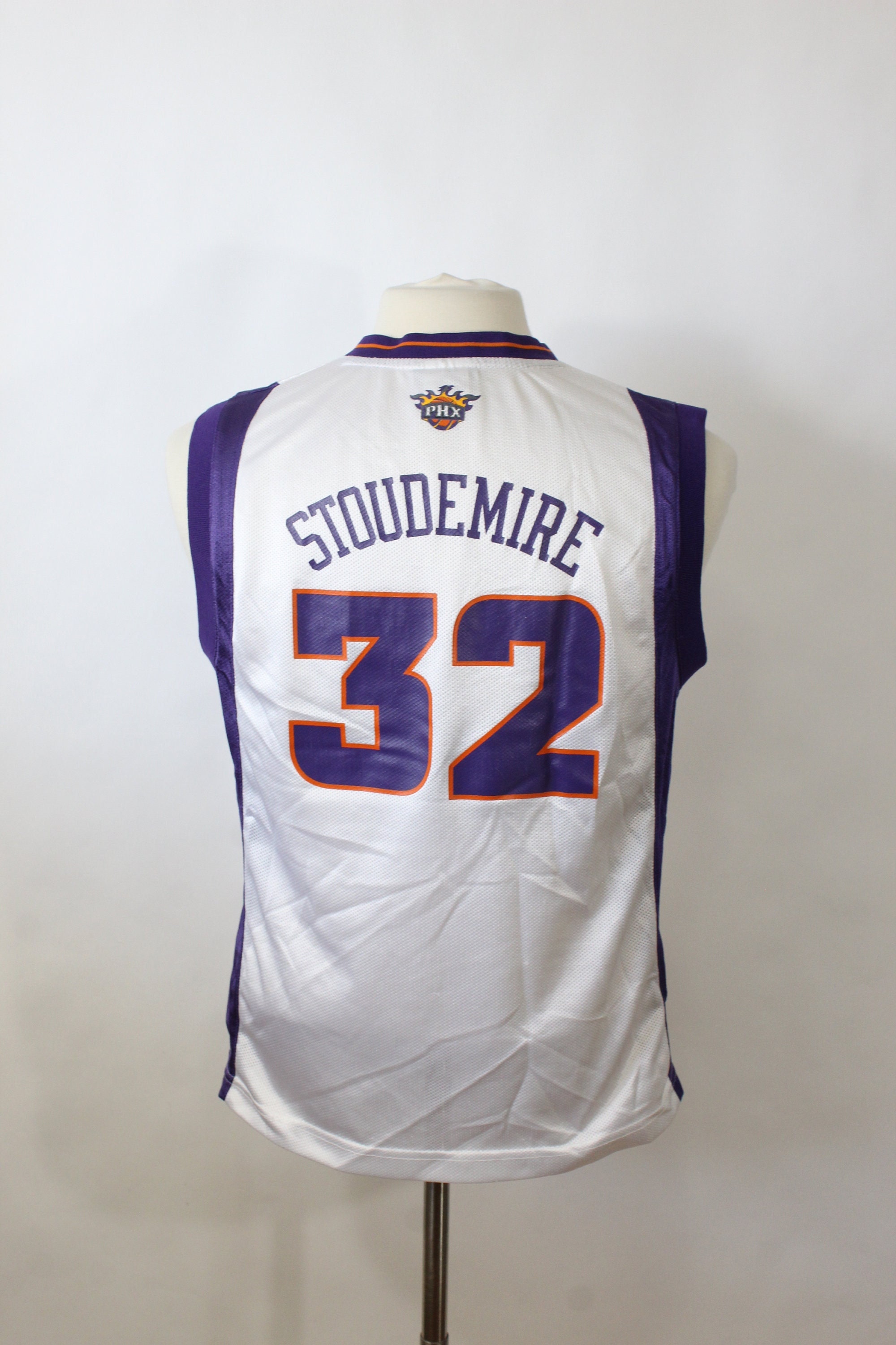 Amare Stoudemire Phoenix Suns Photo Jersey White Stitched Majestic