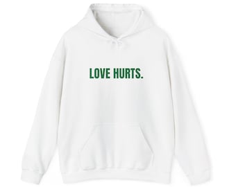 Love Hurts-hoodie - uniseks trui van zware kwaliteit