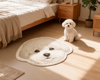 Custom Pet Portrait Rug:Personalized Pet Rug,Custom Dog Rug,Reptile Mat,Pet Carpet, Cat Gifts,Warm Plush Mat,Xmas New Year Animal Gift