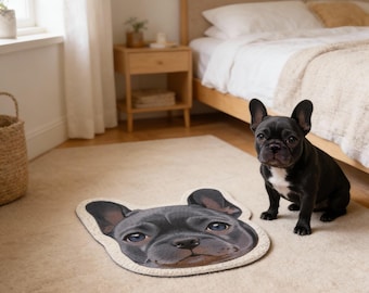 ハワイアンビーグル、犬用マット、ペット用ラグ、花柄、フェルトフロア