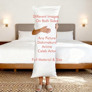 Anime Body Pillow Cover,Custom Dakimakura Pillow,Custom Body Pillowcase, Wedding Gifts, Valentine's Day Gift,Birthday Fun Gift, Celeb Actor