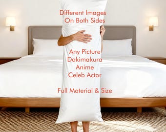 Anime Body Pillow Cover,Custom Dakimakura Pillow,Custom Body Pillowcase, Wedding Gifts, Valentine's Day Gift,Birthday Fun Gift, Celeb Actor