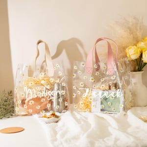 Cadeautas met handvatten, bruidsmeisje voorstel, bloemenmeisje voorstel cadeauzakje, bloemenmeisje cadeau, cadeau voor bloemenmeisje, bloemenmeisje tas cadeau